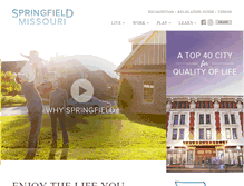 Tablet Screenshot of liveinspringfieldmo.com